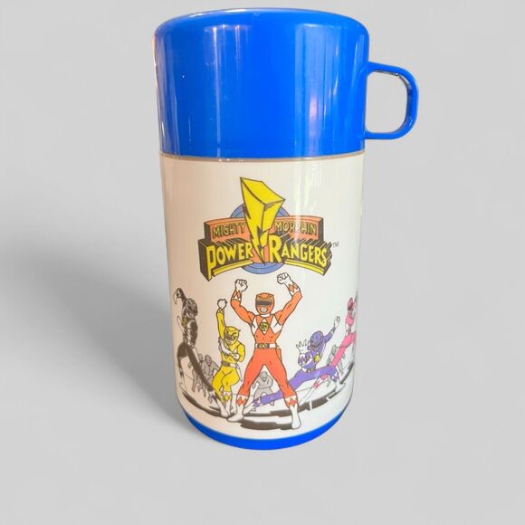 Vintage 90s Power‎ Rangers Thermos by Aladdin - Picture 1 of 4
